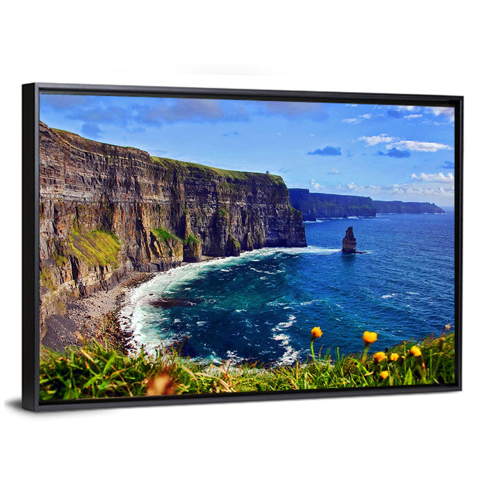Cliffs of Moher, Lahinch Ireland Wall Art as a framed canvas