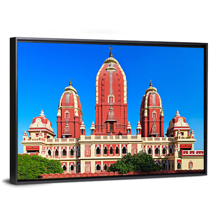Laxminarayan Temple, New Delhi Wall Art as a framed canvas