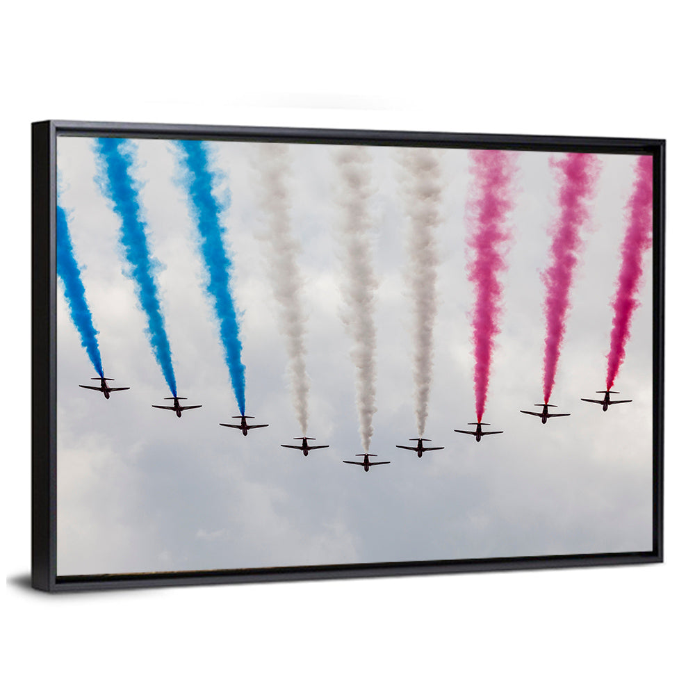 Nine-plane London Airshow Wall Art