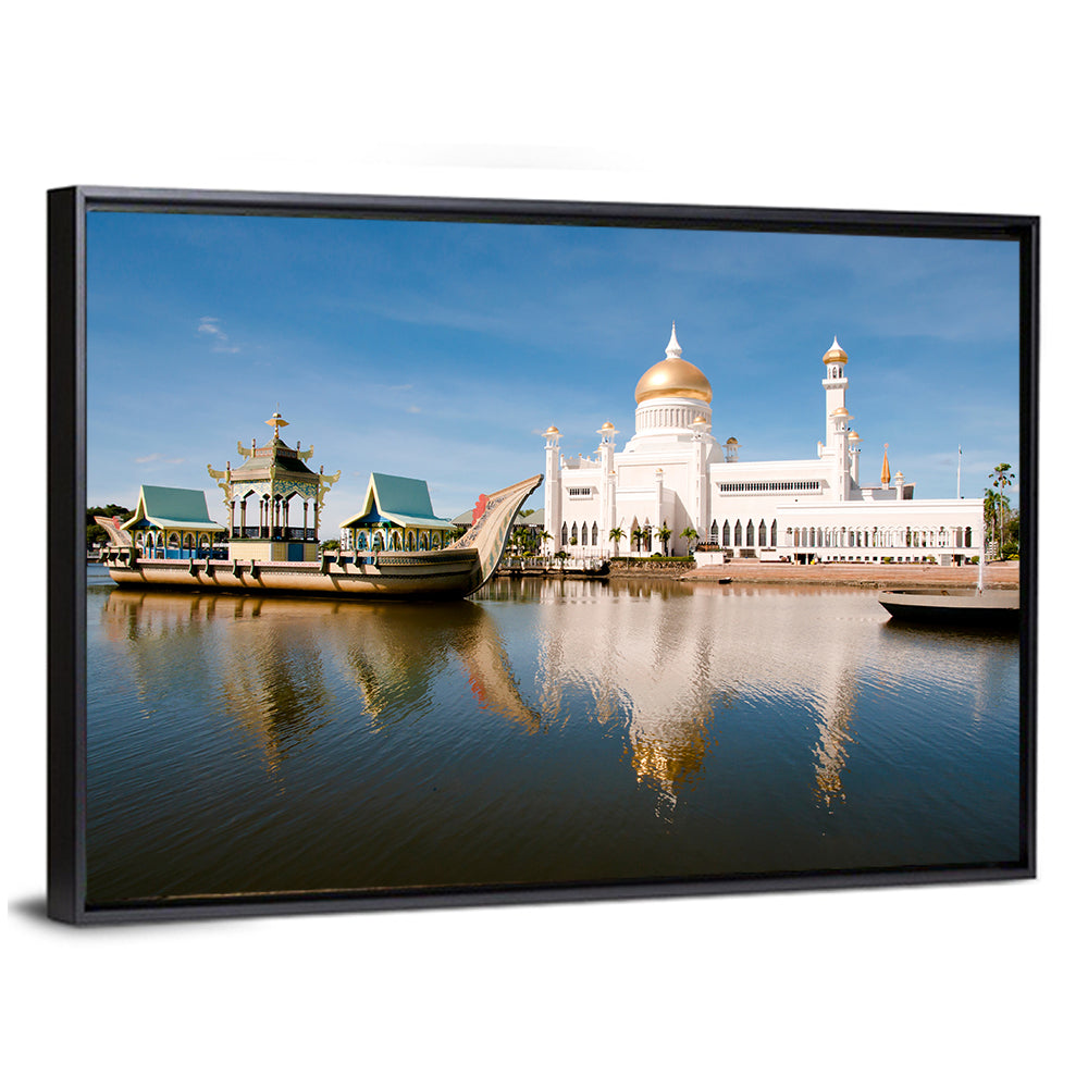 Sultan Omar Ali Saifuddien Mosque Reflection Wall Art