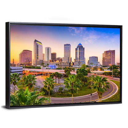 Tampa Downtown Skyline Florida Wall Art