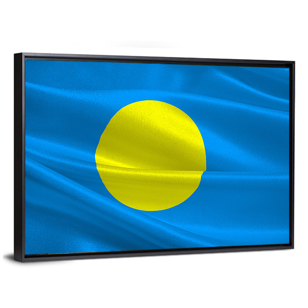 Flag of Palau Wall Art