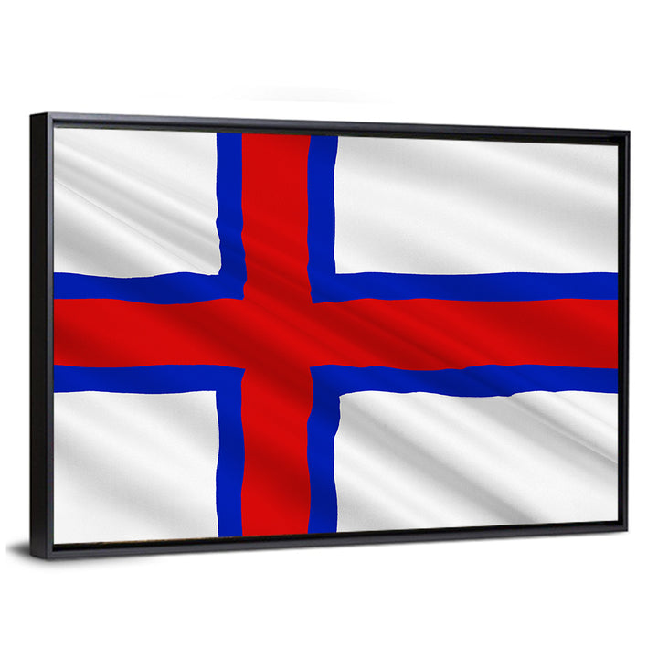 Faroe Islands Flag Wall Art