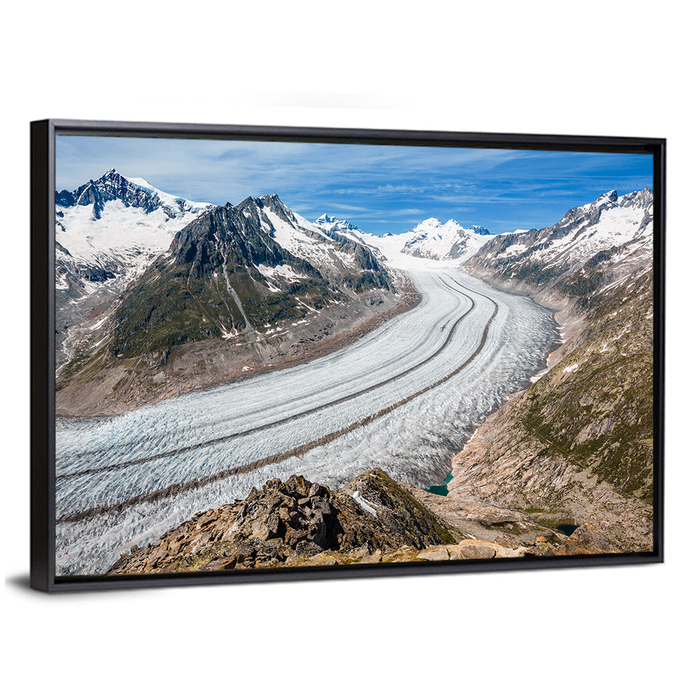 Aletsch Glacier Valley Wall Art