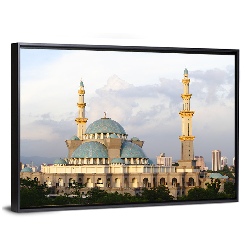Federal Territory Mosque with Blue Domes Wall Art