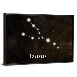 Taurus Horoscope Constellation Wall Art