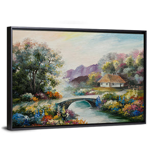 House In The Forest Artwork Wall Art