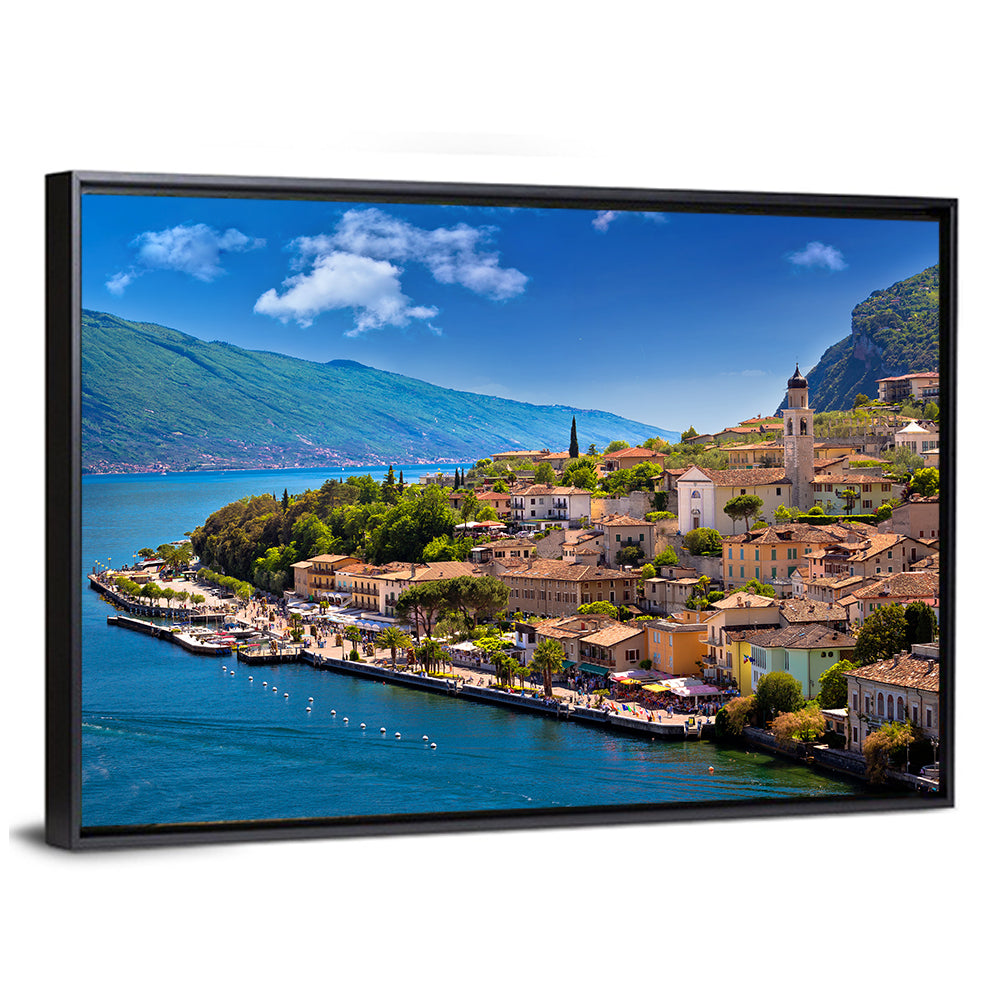 Limone Sul Garda Waterfront View Wall Art