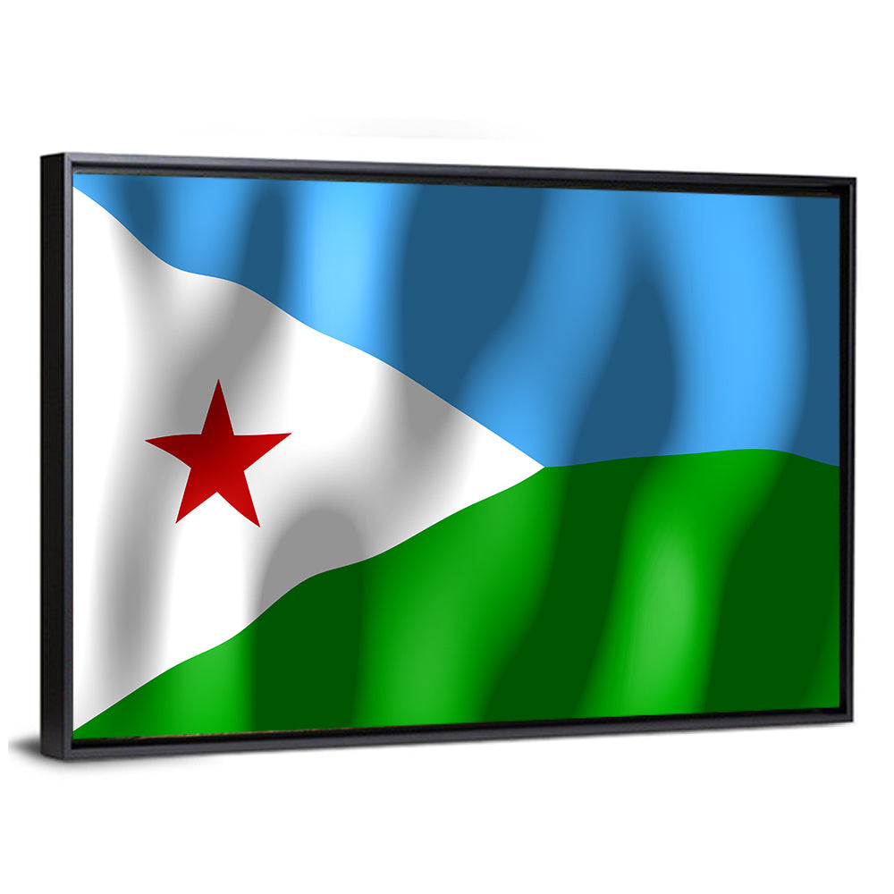 Flag of Djibouti Wall Art