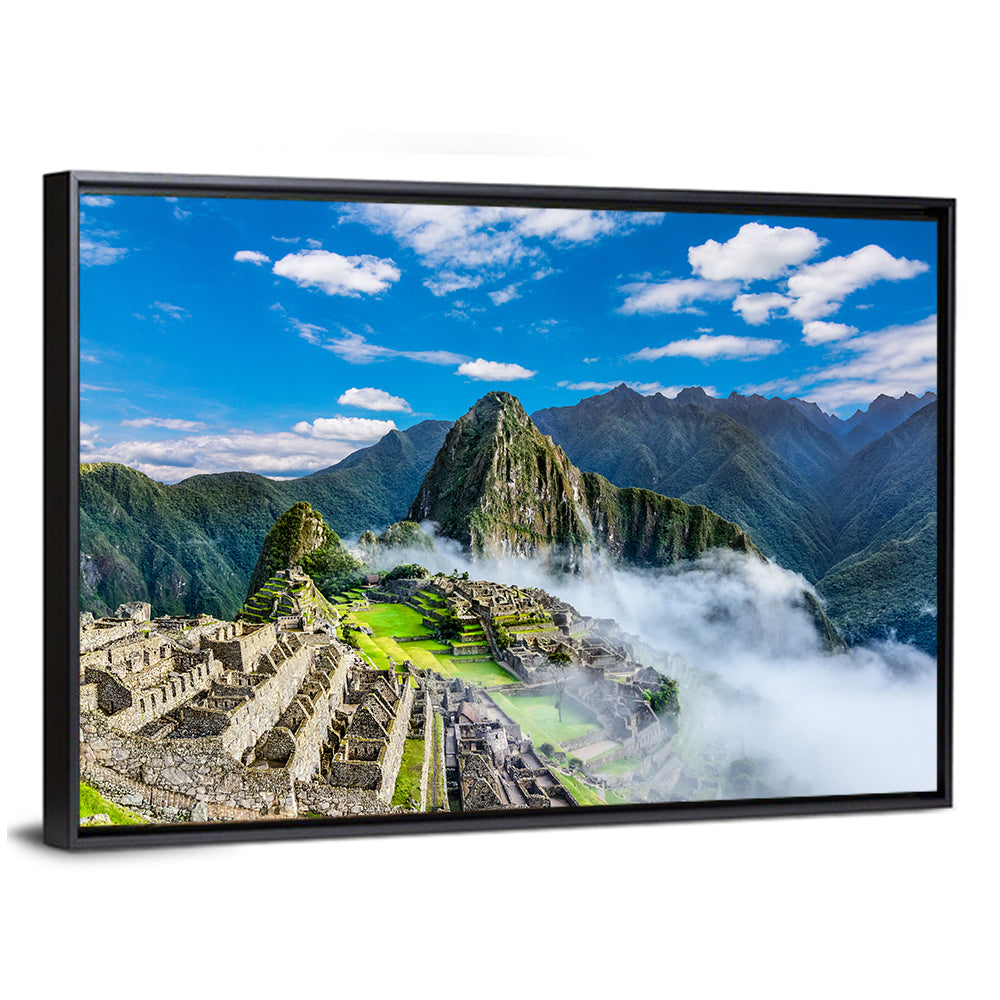 Machu Picchu In Mountains Wall Art