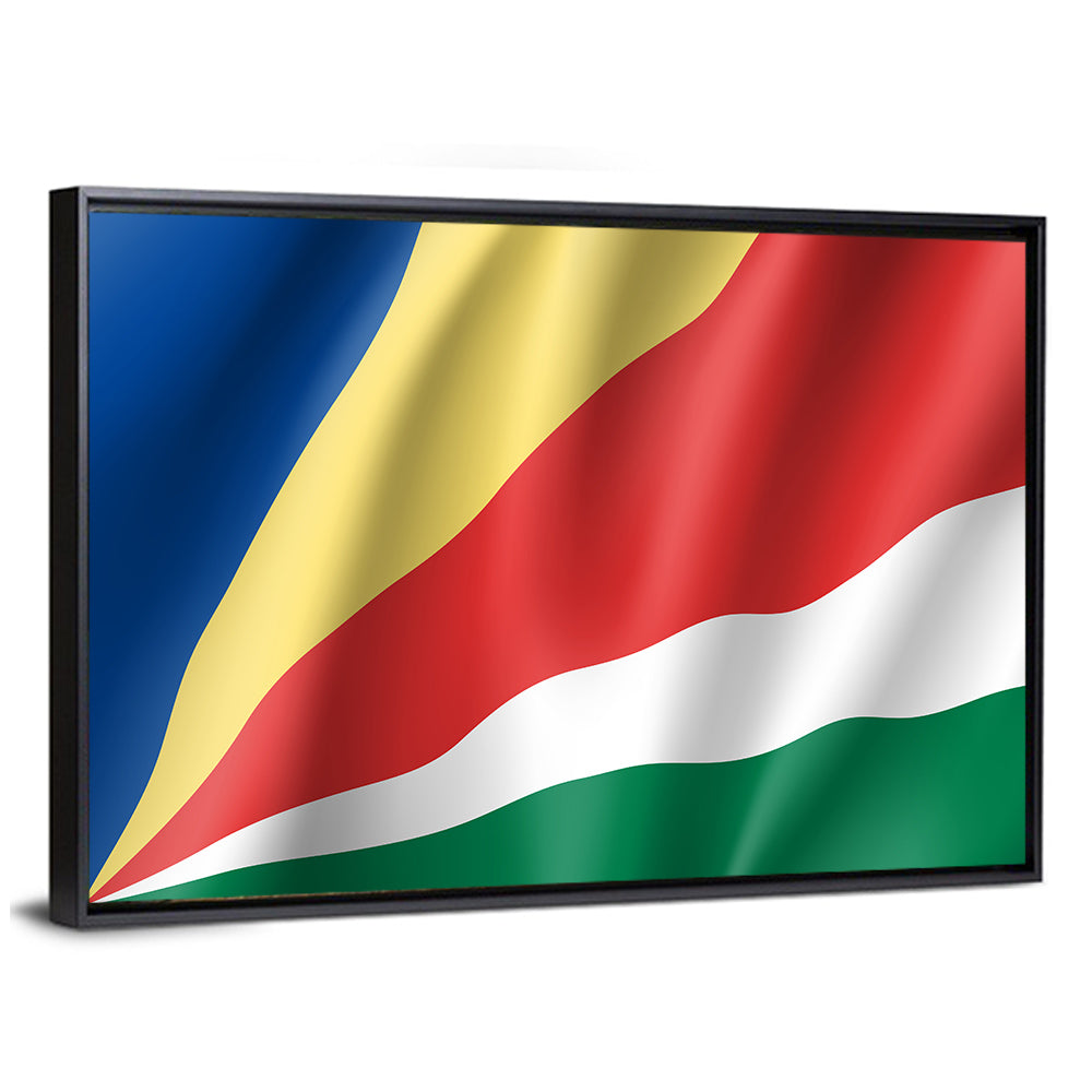 Seychelles Flag Wall Art