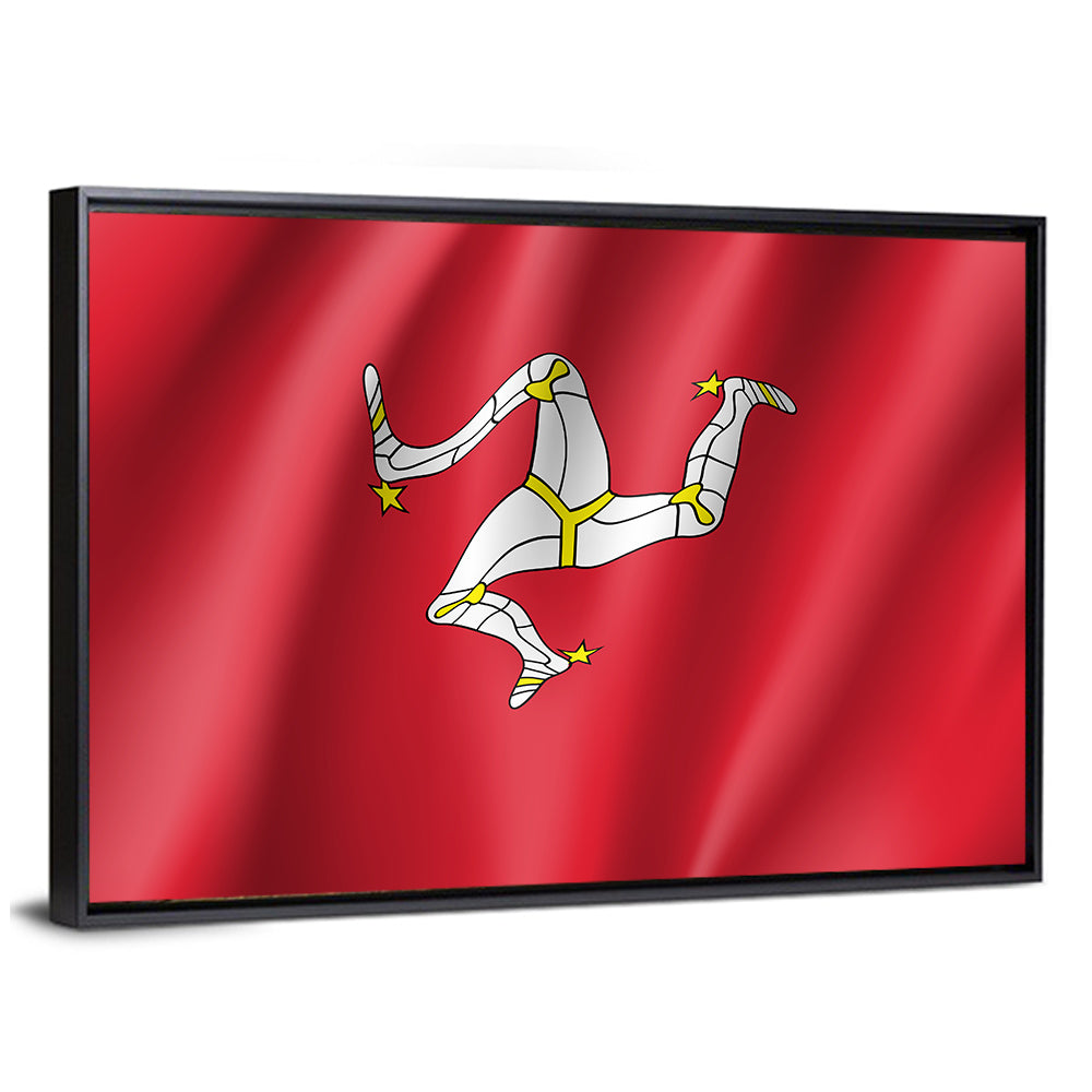 Isle of Man Flag Emblem Wall Art