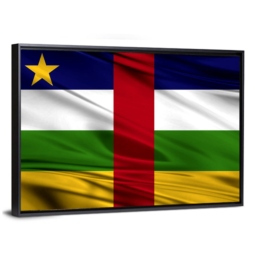 Central African Republic Flag Wall Art