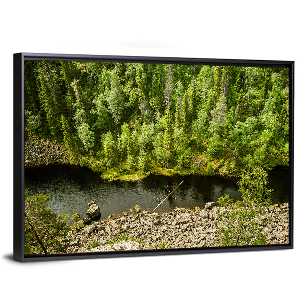 River Through Finnish Forest Wall Art