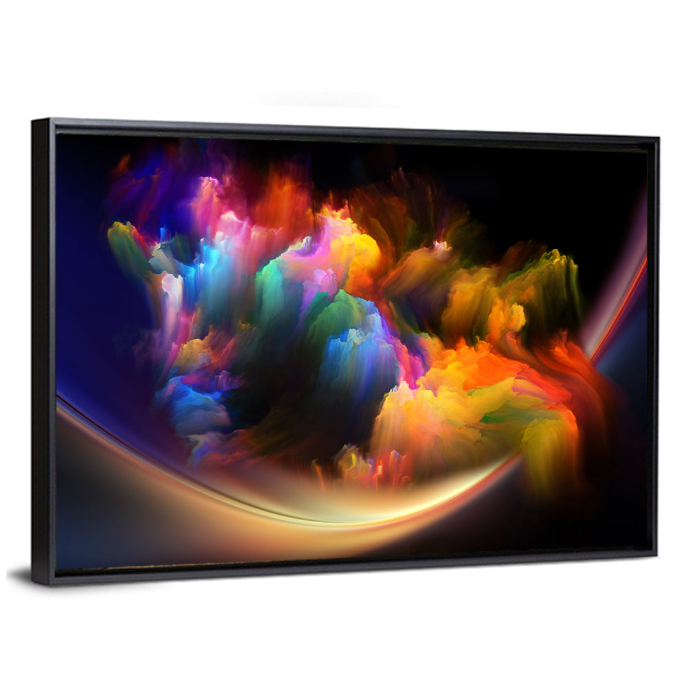 Fractal Music Nebula Wall Art