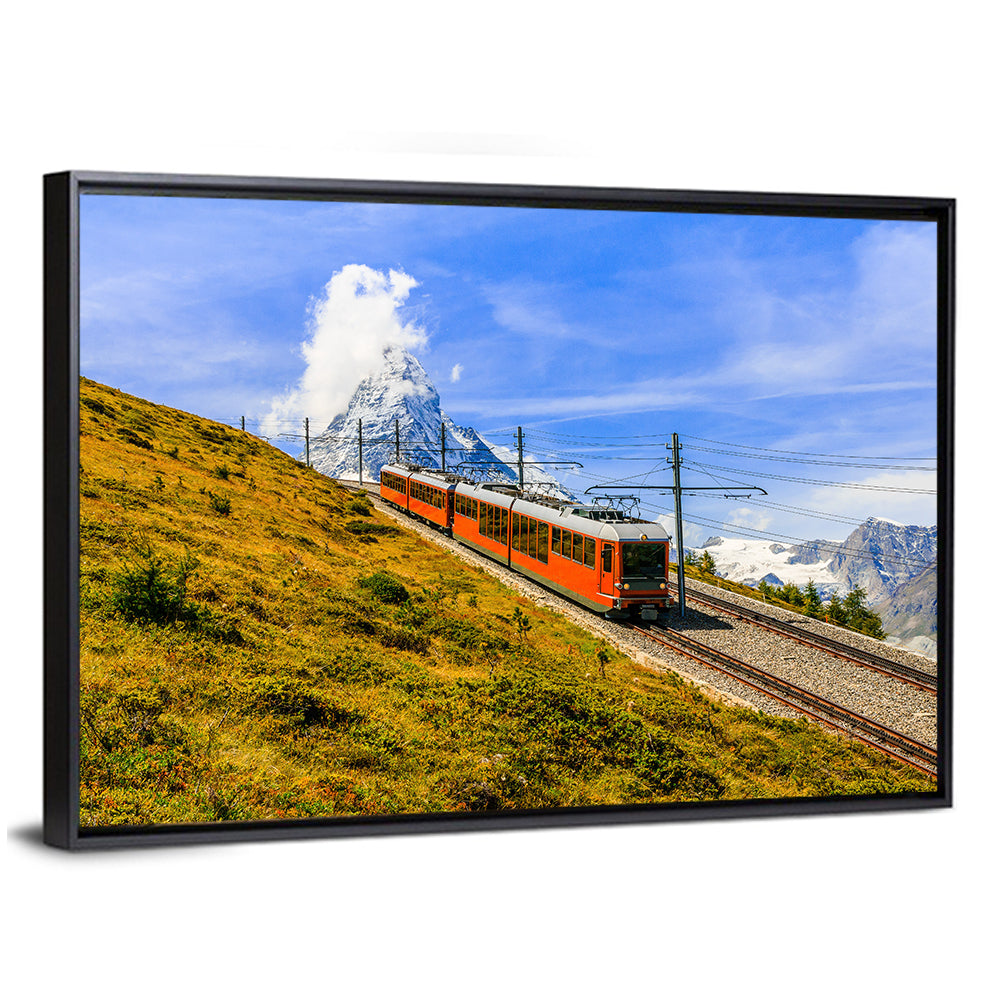 Gornergrat Railway at Zermatt Wall Art