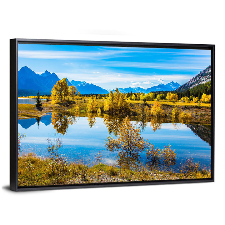 Abraham Lake Reflection, Canadian Rockies Wall Art