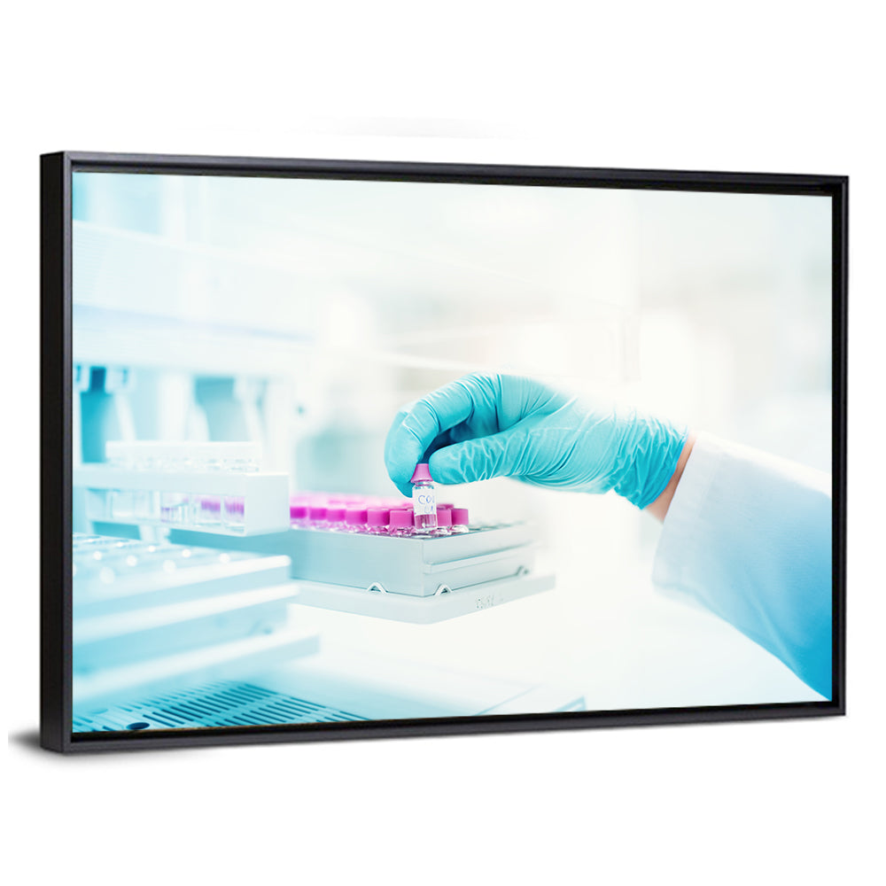 Scientist In Pharmaceutical Environment Wall Art