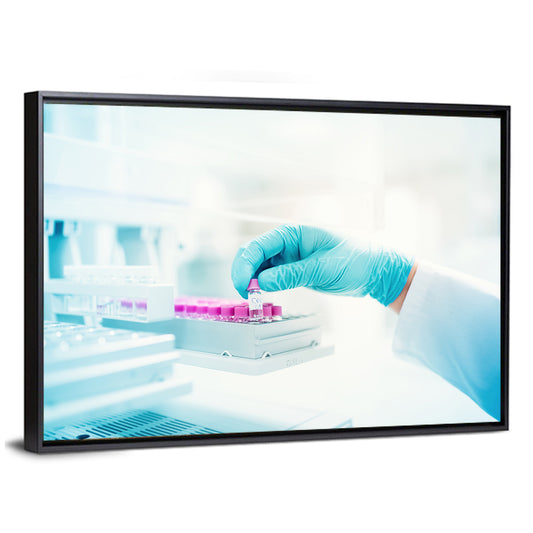 Scientist In Pharmaceutical Environment Wall Art