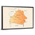 Belarus Map Wall Art