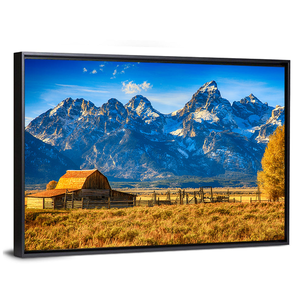 Moulton Barn Sunrise, Grand Tetons Wall Art