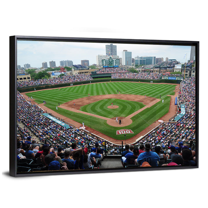 Wrigley Field Crowd Panorama Wall Art