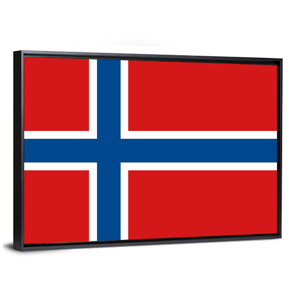 Norwegian Flag Graphic Wall Art