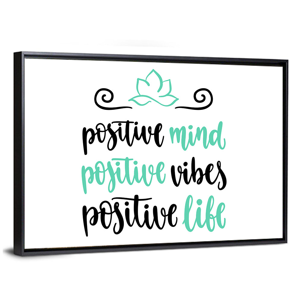 Lotus Yoga Inspirational Quote Wall Art