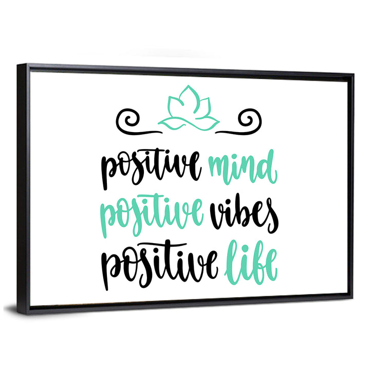 Lotus Yoga Inspirational Quote Wall Art