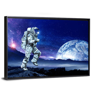 Running Spaceman Wall Art