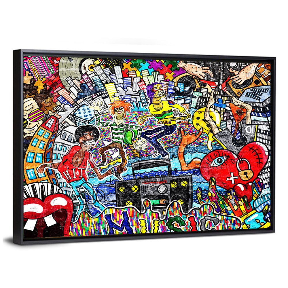 Music Collage Wall Art