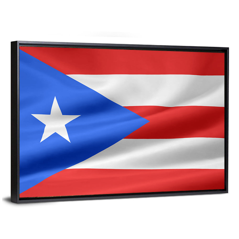 Flag of Puerto Rico Wall Art