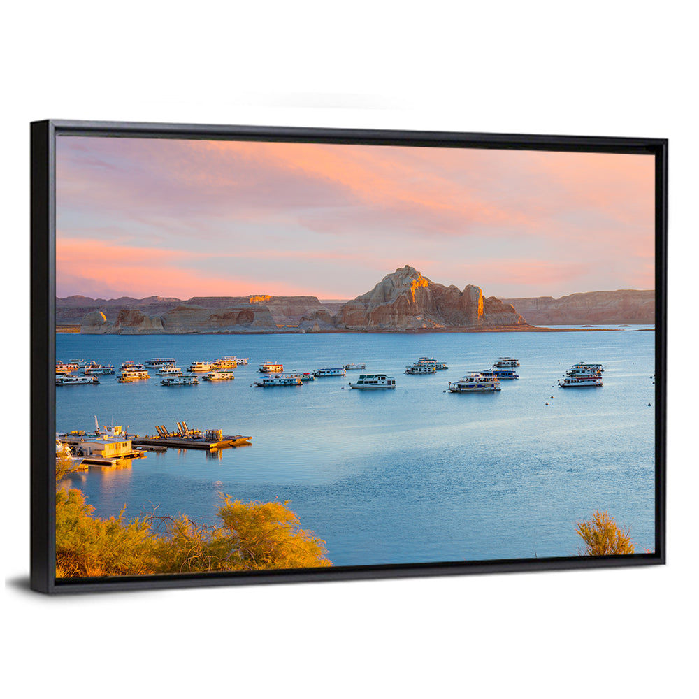 Houseboats on Lake Powell, Page Arizona Wall Art