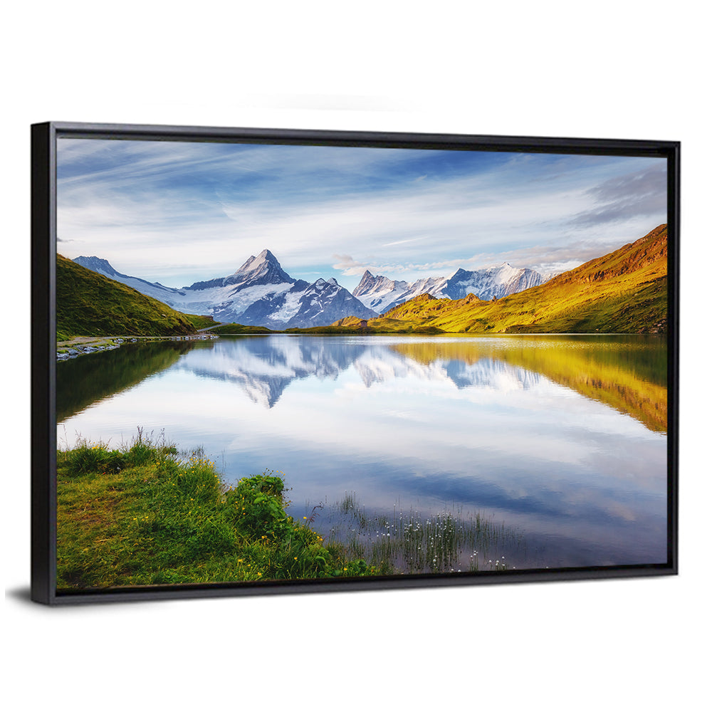 Schreckhorn and Wetterhorn at Bachalpsee Wall Art