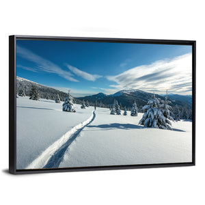 Snowy Carpathian Mountains Ukraine Wall Art