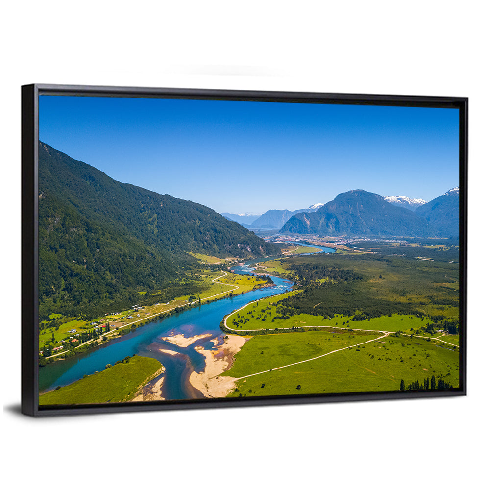 Puerto Aysen River Valley Wall Art