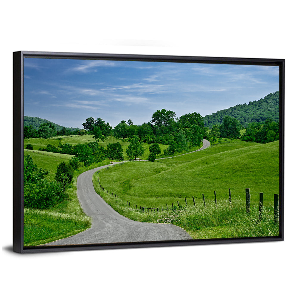 Blue Ridge Mountains In Western Virginia Wall Art