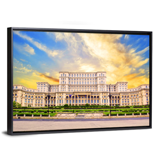 Palace Of Parliament In Bucharest Wall Art