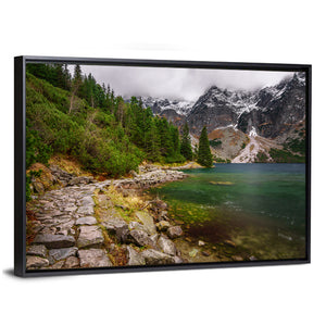 Mountain Lake In High Tatras Slovakia Wall Art