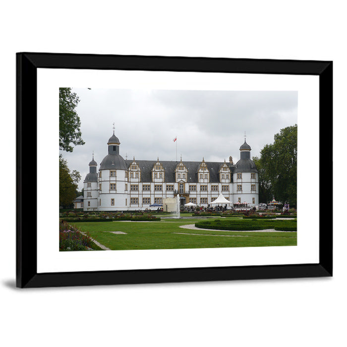 Schloss Neuhaus in Paderborn Wall Art as a framed print