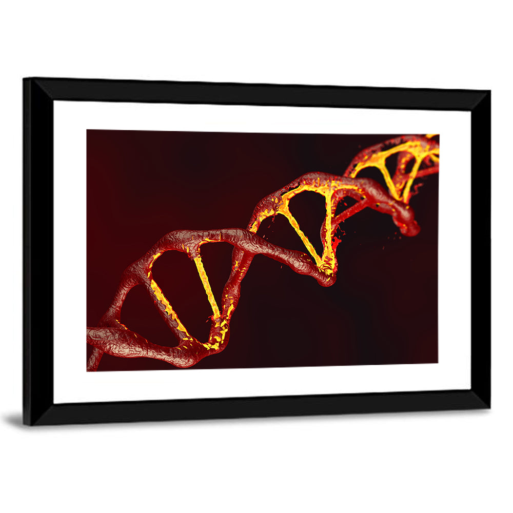 DNA Code Structure Wall Art