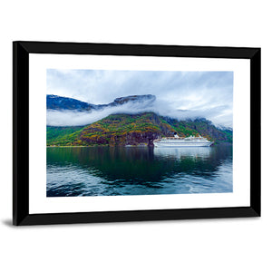 Cruise Liners On Hardanger Fjorden Wall Art