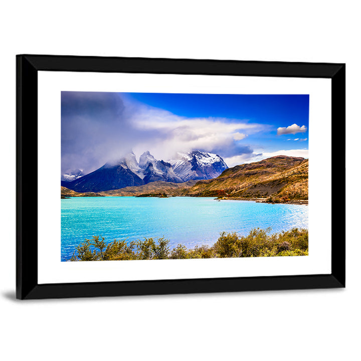 Torres Del Paine Mountain Lake Wall Art