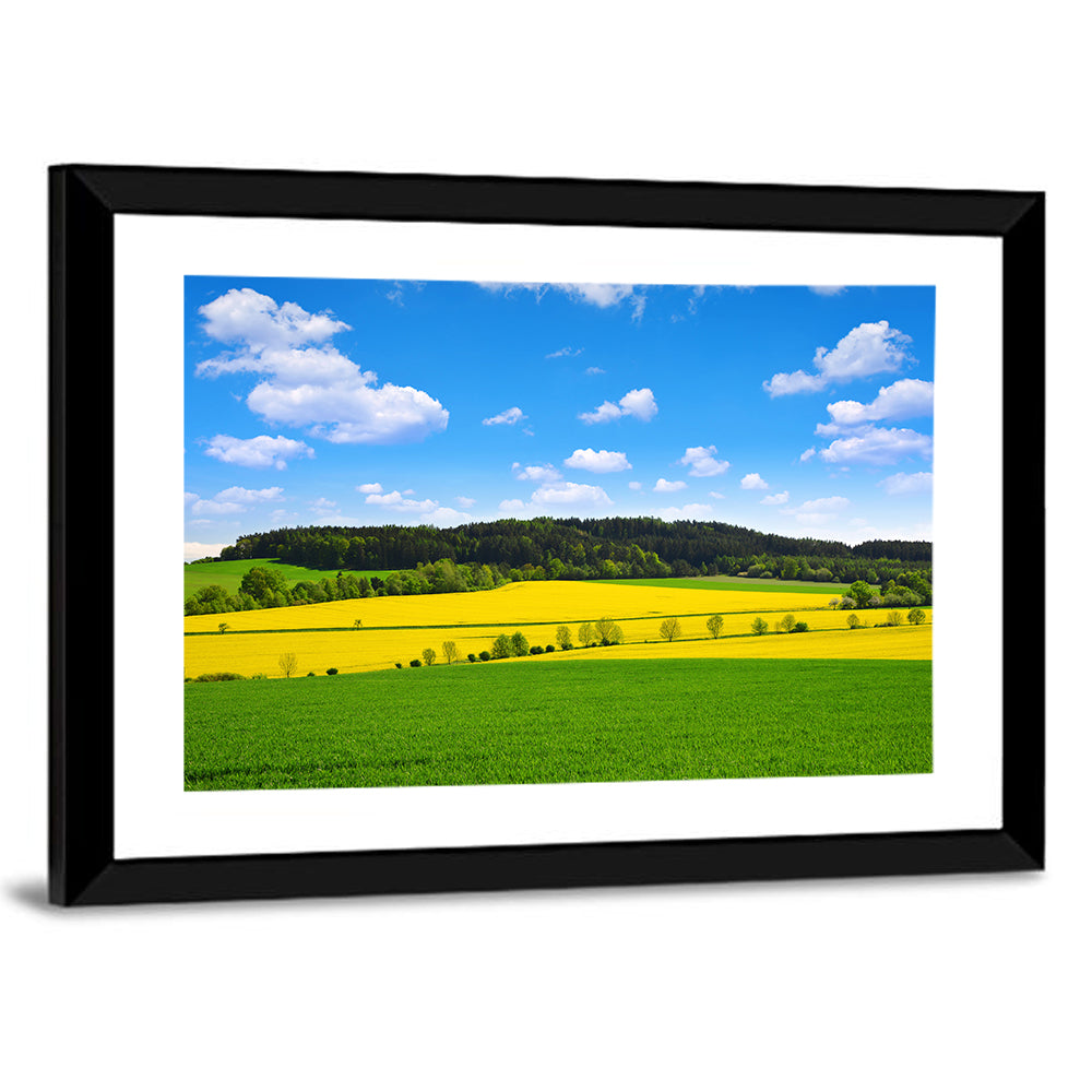 Spring Czech Countryside Landscape Wall Art