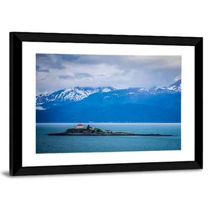 Mud Bay Alaska Mountain Wall Art