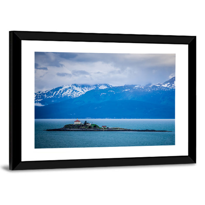 Five Finger Lighthouse, Mud Bay, Alaska Wall Art as a framed print