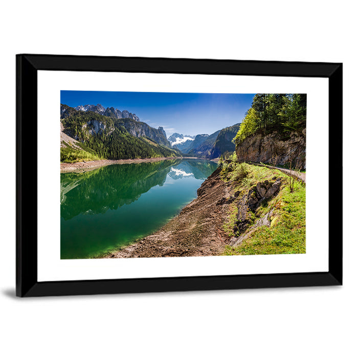 Gosausee Lake Austria Wall Art as a framed print