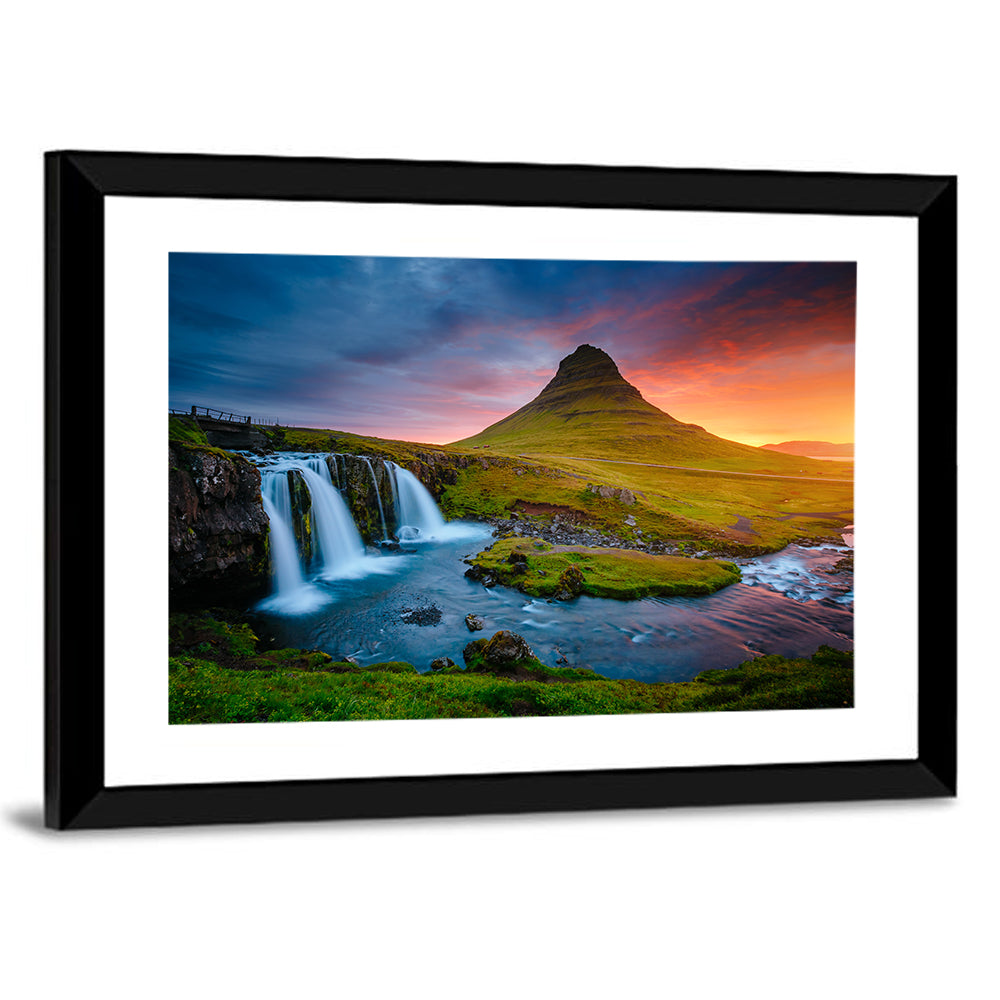 Kirkjufell at Sunset Wall Art