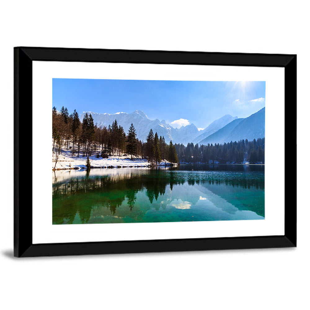 Scenic Alpine Lake Wall Art