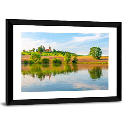 St Peter & Pauls Church In Czech Wall Art